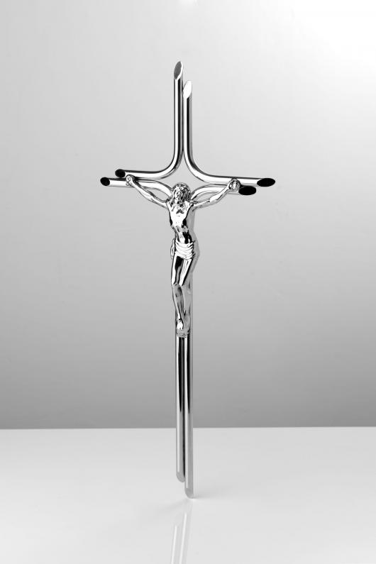 Krzyż nagrobny nr 151 wykonany ze stali nierdzewnej