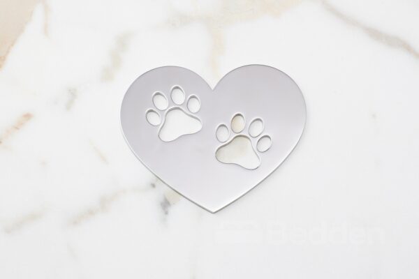 Psie serce z dwoma łapkami PPS2