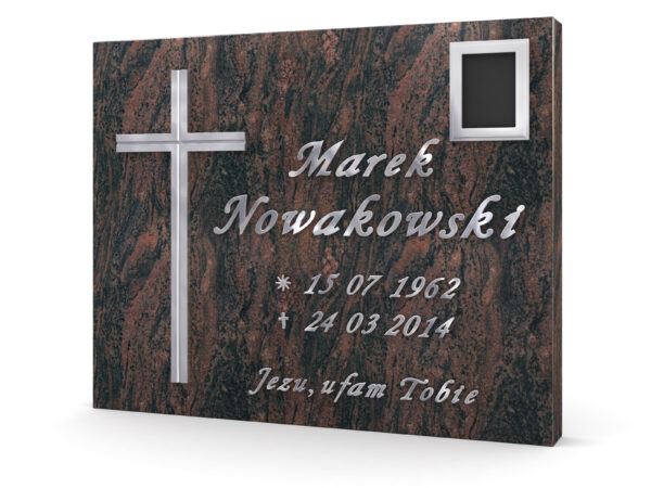 Litery nagrobkowe w czcionce Kursywa Oddzielna wykonane ze stali nierdzewnej, dostępne w różnych wysokościach